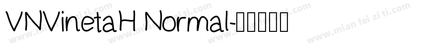 VNVinetaH Normal字体转换